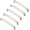 Cauldham Solid Kitchen Cabinet Handles (7-1/2" Hole Centers) - Drawer/Door Hardware - Style T765 - Satin Nickel